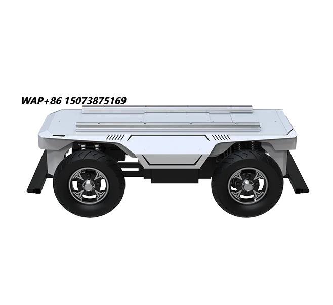 All Terrain Industrial Mobile Robot Chassis with CAN & ROS 200KG Payload for Outdoor/Indoor Logistics AGV AMR Robot Customizable