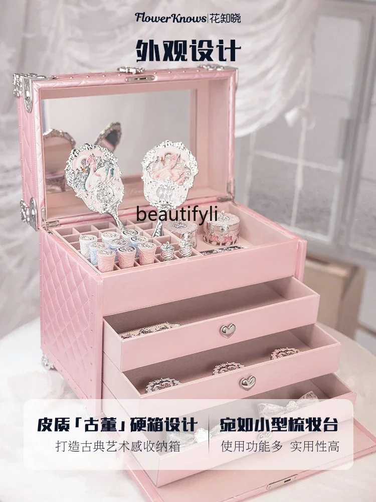 Imagem -02 - Flower Knows Swan Ballet Maquiagem Conjunto Completo Allin Large Gift Box Novo