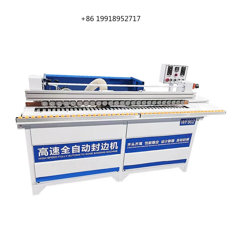 WF902 Fully Automatic Edge Banding Machine Woodworking Straight and Curved Special-shaped Sealing and Polishing Machine
