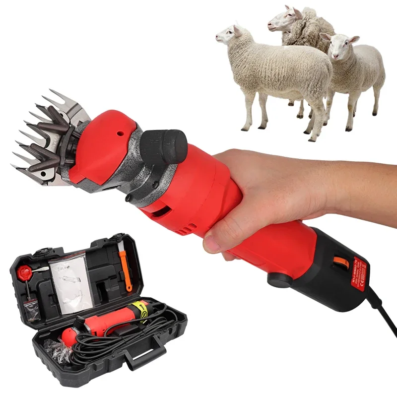 Electric Sheep Wool Shearing Machine Sheep Shears Goat Hair Cutting Machine Hair Clipper Sheep Trimmer