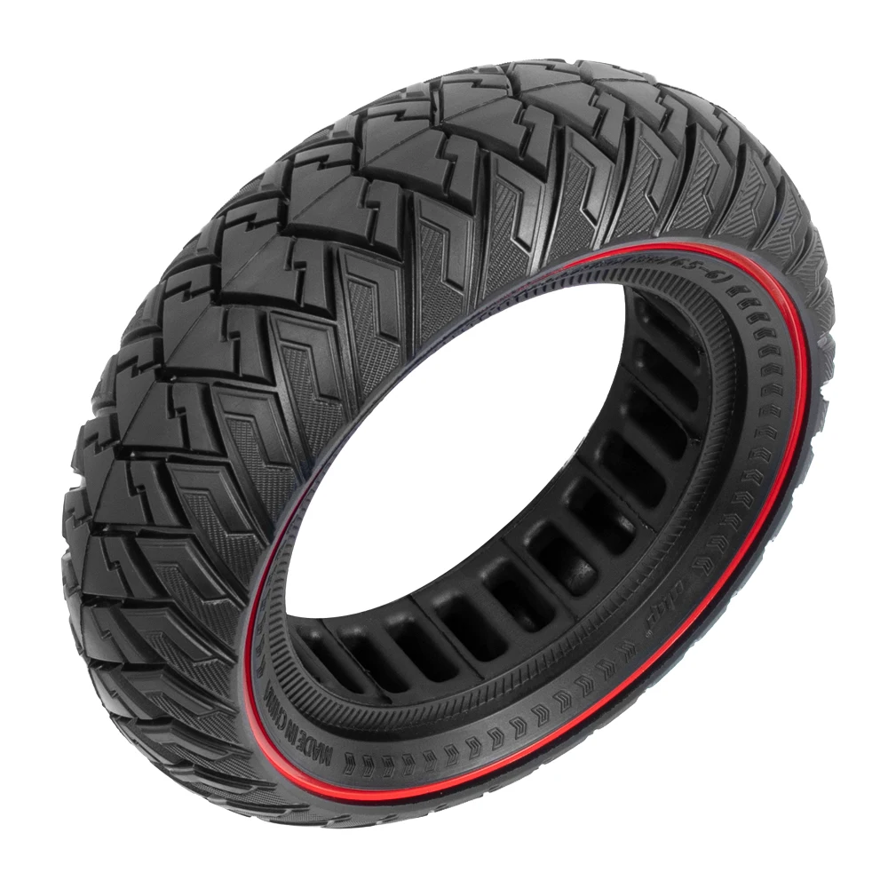 10*3/255*80(80/65-6) Off-road Tubeless Solid Tire Electric Scooter Explosion-proof for KUGOO M4 Pro/VSETT10+/Zero 10X/Kaabo Tyre