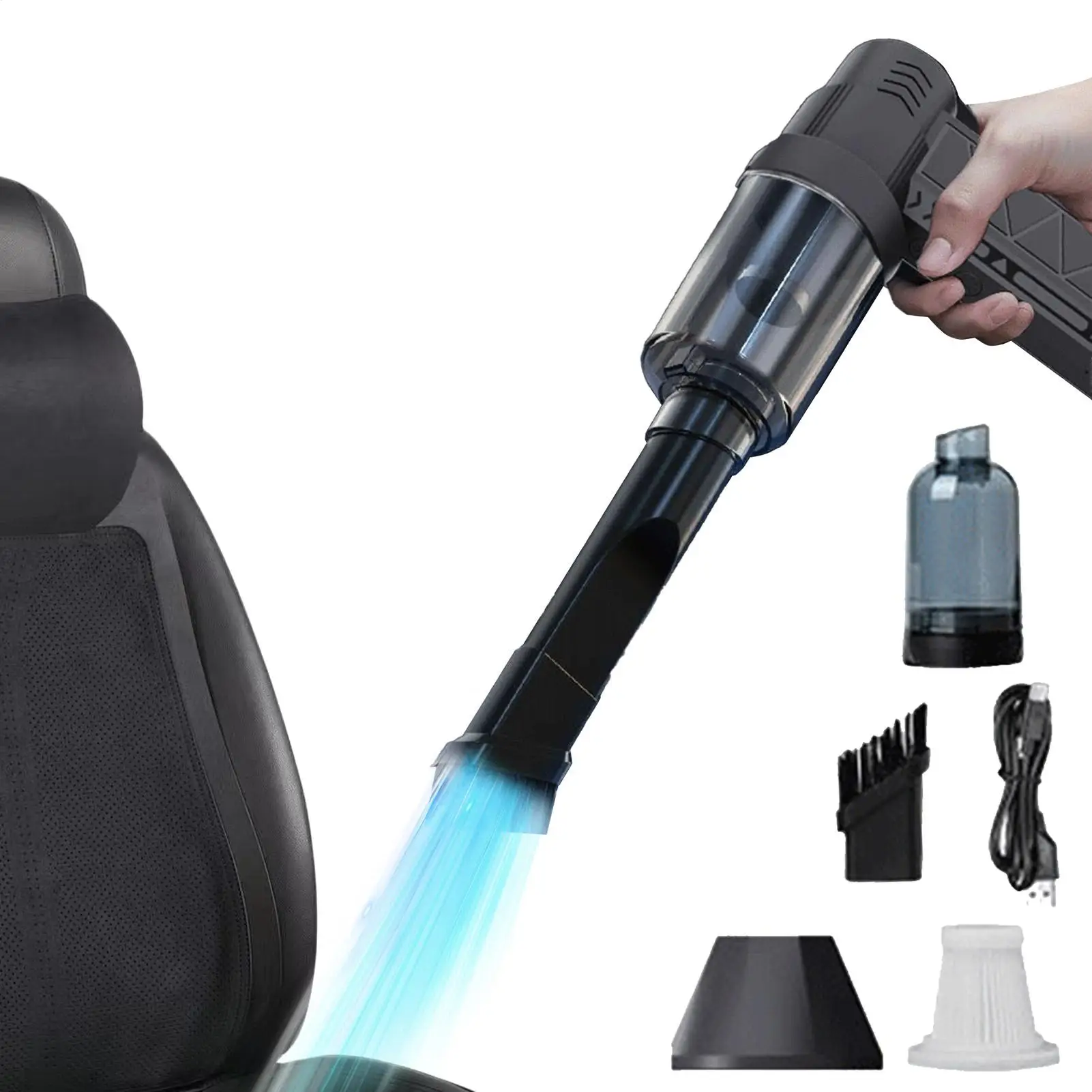 

Hand Held Blower 3-Speed Handheld Cordless Dusters Car Drying Blower For Broom Storm Dust Cleaning Backpack House Leaves