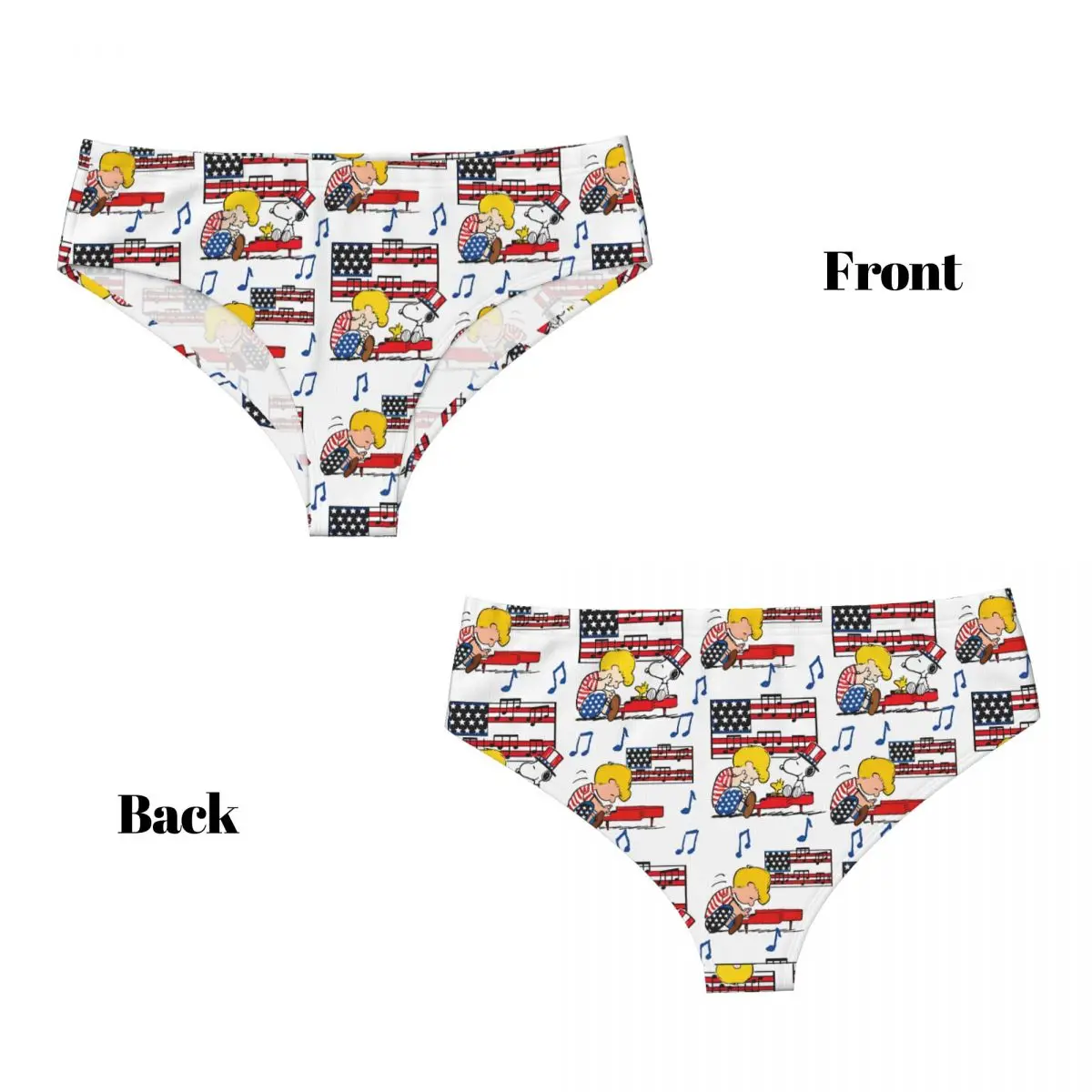 カスタム女性ピーナッツ S-Snoopyes 漫画パンティー下着女性通気性マンガブリーフパンツ