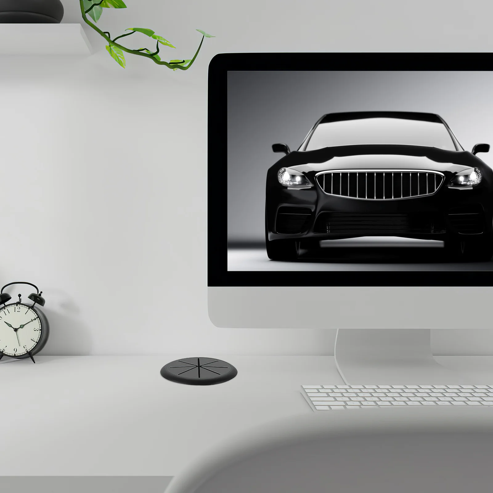 

5Pcs 2 Inch Desk Grommet Wire Hole Cover for Cable Organizer Office Desk Accessories Neat Cable Management Solution