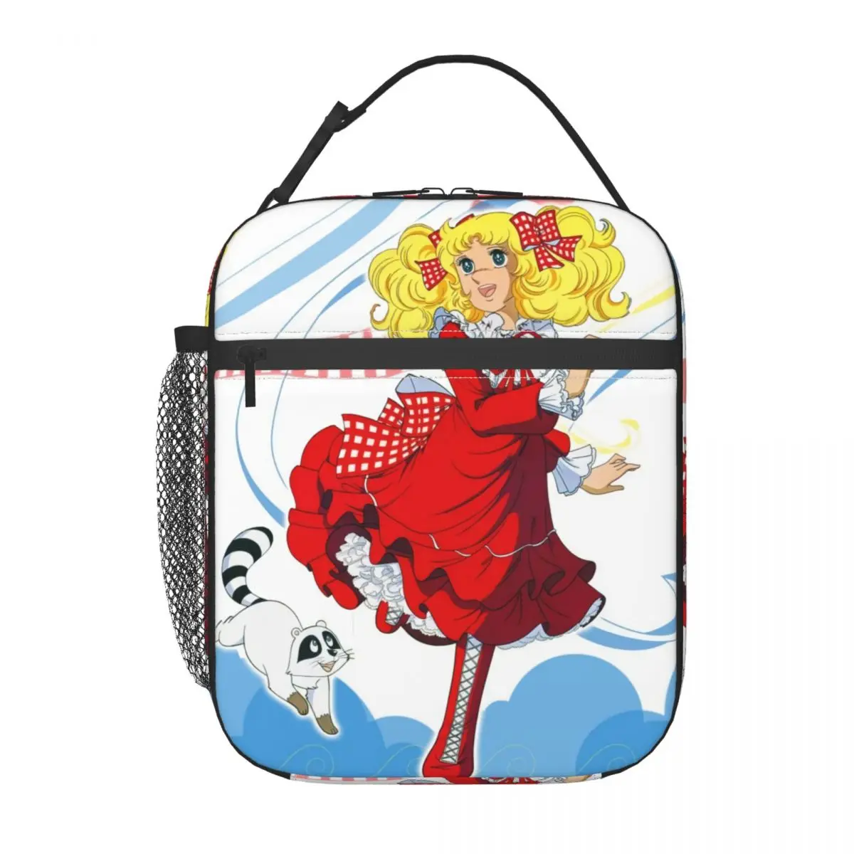 

Изолированная сумка для обеда с конфетами и конфетами для пикника на открытом воздухе, аниме, манга, многоразовый термохолодильник, коробка для бенто, для женщин и детей