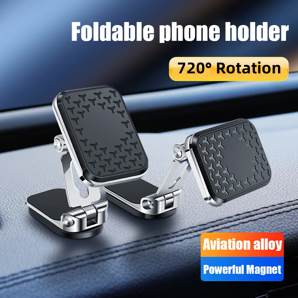 Car Phone Holder Strong Magnetic Universal Phone Mount for iPhone X XR Samsung in Car Free Rotate Mobile Cell Phone Holder Stand