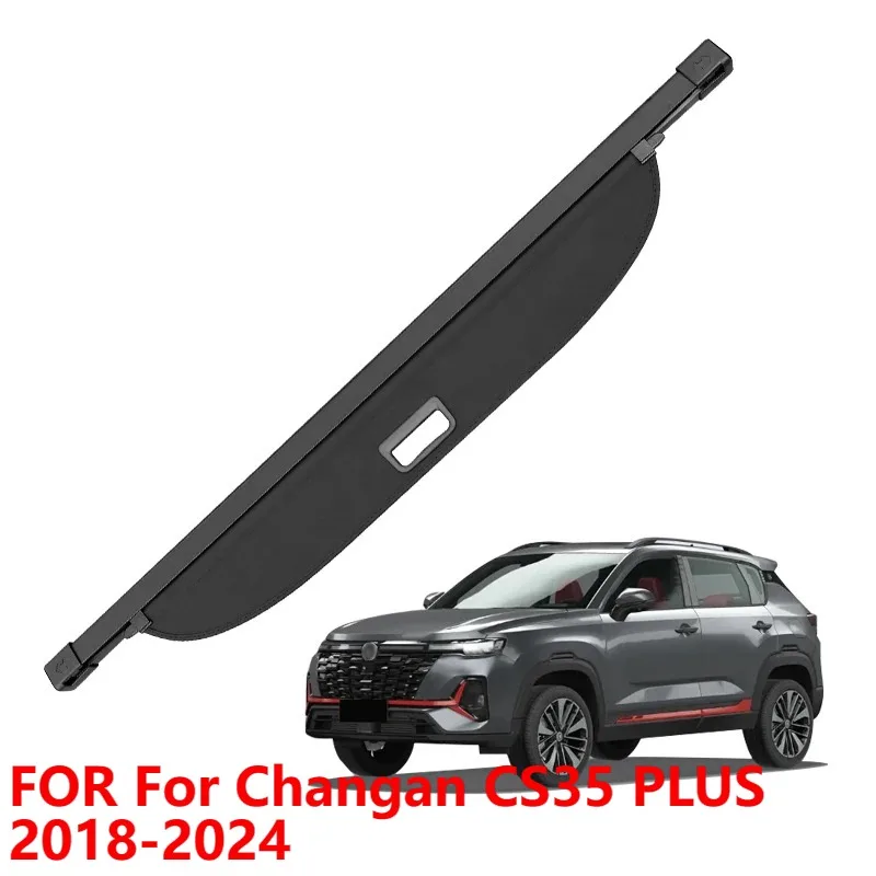 For Changan CS35 PLUS 2018-2024 Folding Trunk Cargo Cover Waterproof & UV Protection Auto Interior Accessory