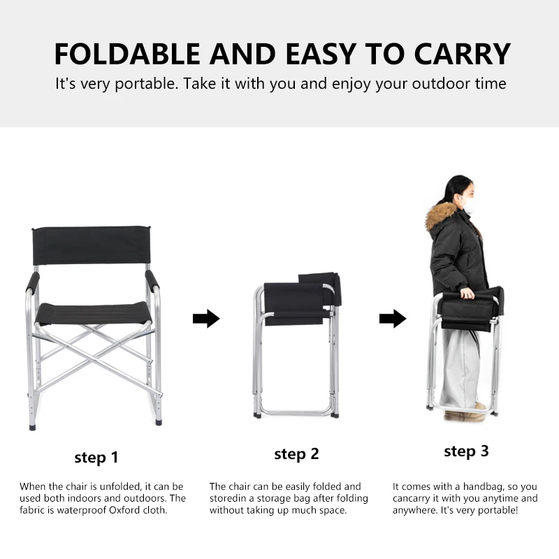 Custom Design Outdoor Camping Folding Table Chair Portable Fishing Chair Wholesale Outdoor Gym view 5