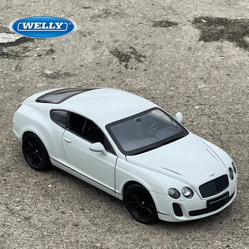 

WELLY 1:24 Bentley Continental Supersports модель автомобиля из сплава, литье под давлением, металлические игрушечные транспортные средства, модель автомобиля, коллекция моделирования, подарок для детей