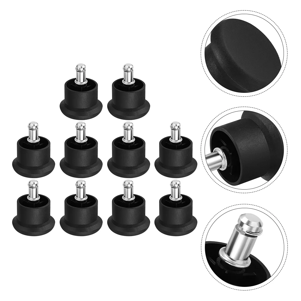 

10 Pcs Chair Fixed Foot Pad Floor Chairs Office Accessories Rolling Feet Mat Furniture Leg Plugs