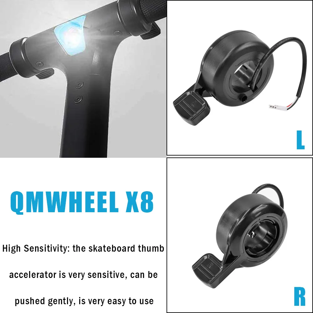 Electric Scooter Finger Throttle Safety High Sensitivity  Left Right Thumb Throttle For Xiaomi X8 KickScooter Accessories Parts