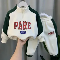 Ensemble 2 pièces pull et pantalon pour bébé garçon, tenue sportive à la mode, nouvelle collection printemps automne 2023