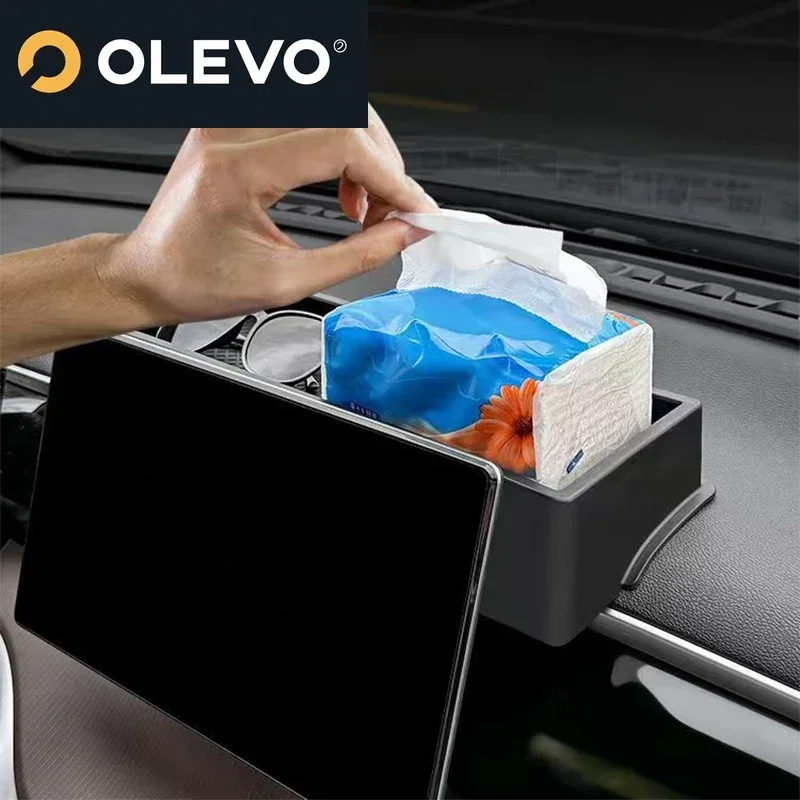 جديد لـ BYD Song Pro 2023 2024 صندوق تخزين تعديل السيارات خلف الشاشة صندوق تخزين خلف شاشة الملاحة