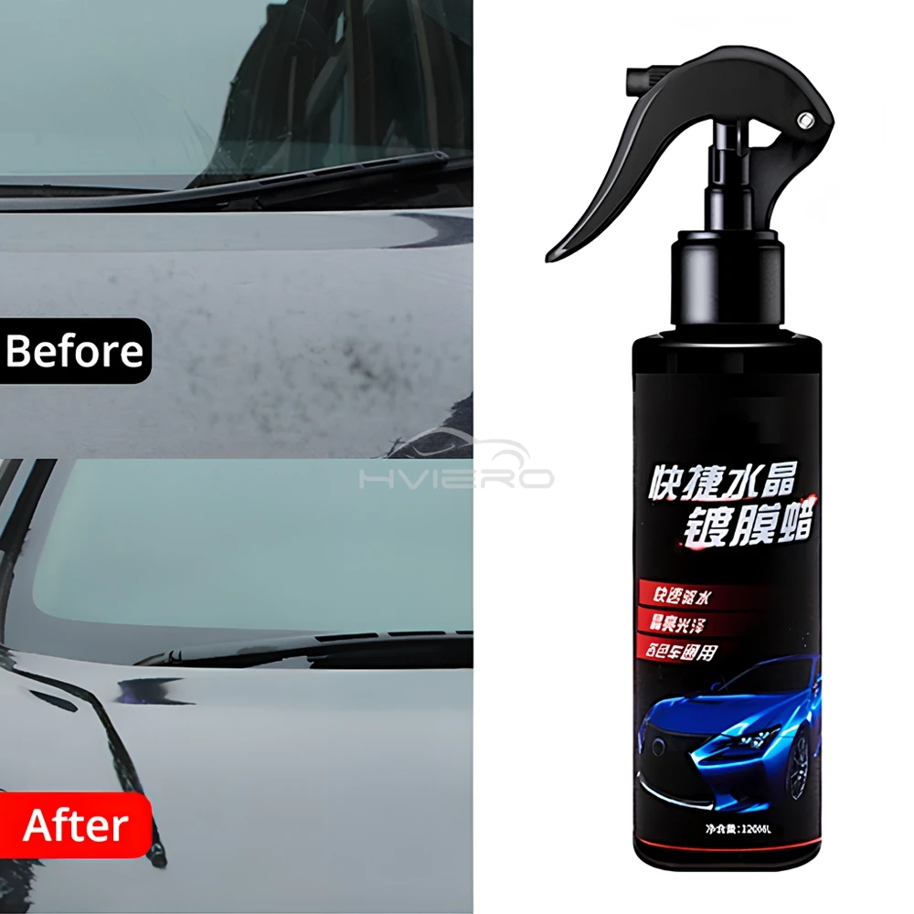 120 ml Keramik Auto Beschichtung Farbe Pflege Polierungen Kristall Überzug Spray Dichtstoff Nano Hydrophoben Schnell Beschichtung Flüssigkeit Glanz werkzeuge – Detail 2