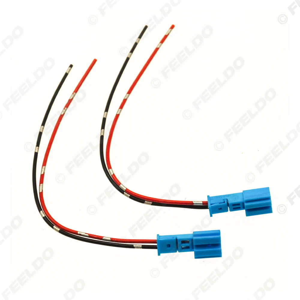 For BMW X1-X7/i3/i4/i8 Car Stereo Speaker Wire Harness 2Pin Adaptor Auto Speaker Replacement Connection Plug Cables for Vehicle