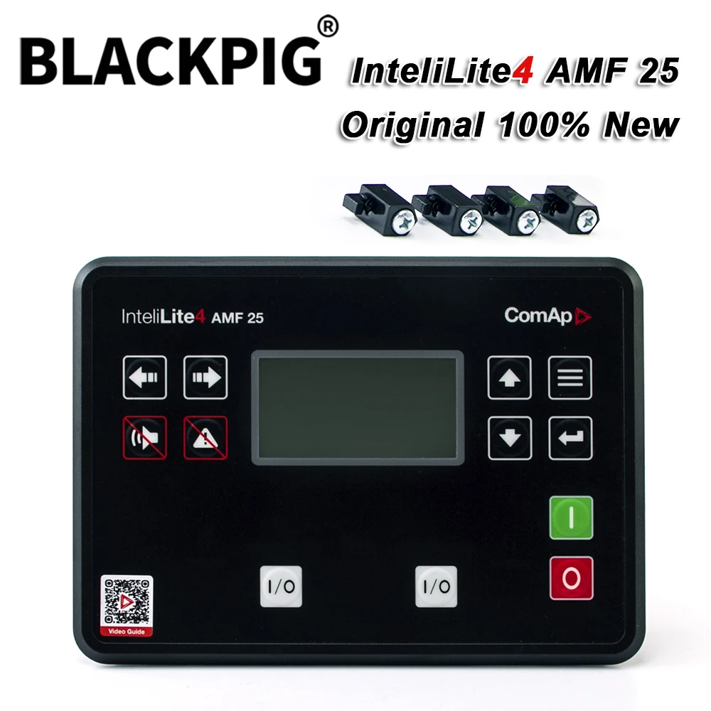 100% New Original InteliLite 4 AMF25 AMF20 Generator Controller Control Module LCD Display Remote Monitoring Panel Genset Parts