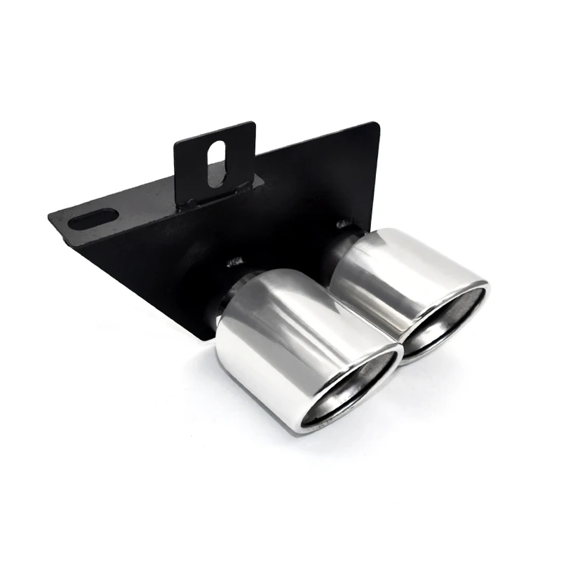 Decorative Exhaust Tip For BMW F10 F11 520i 530i 525i 528i Original Bumper Stainless Steel Exhaust Pipe Muffler Tip Tailpipe view 3