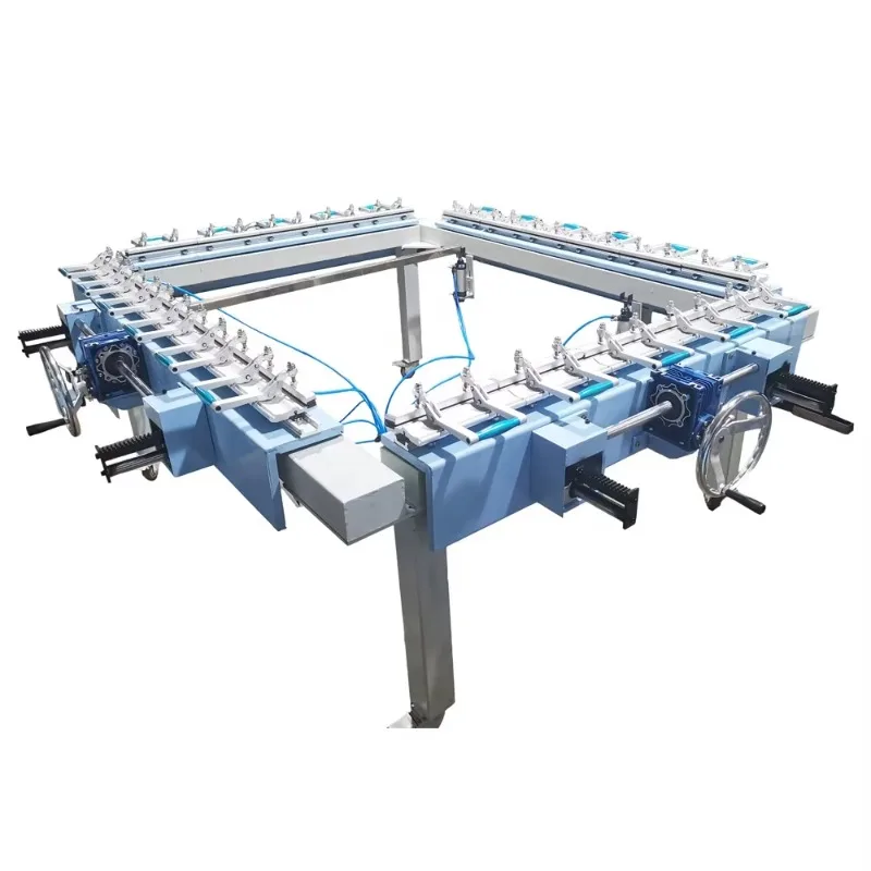 

【Best-selling】Customized Pneumatic Screen Mesh Stretching Machine Serigraph Stretcher Tensioning Machine