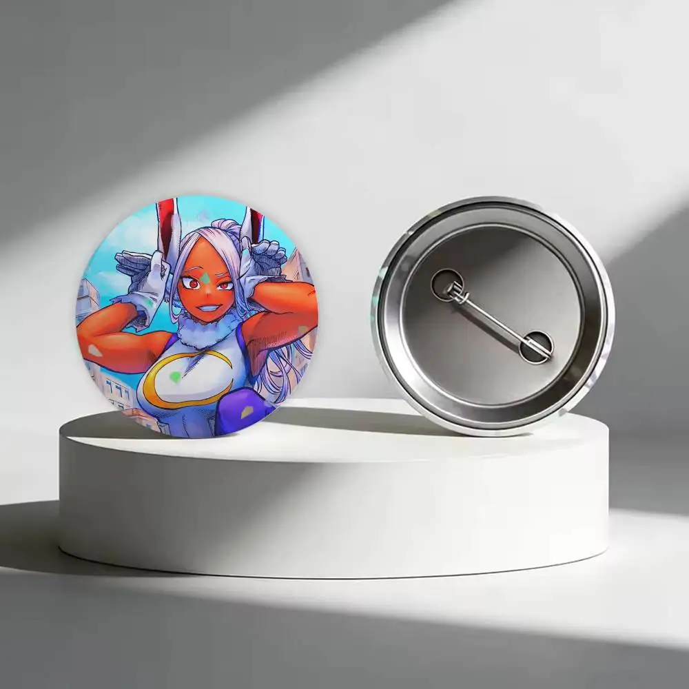 Rabbit Hero Mirko Button Pins Backpack Clothing Decor Brooch Badge Jewelry Gifts for Kids