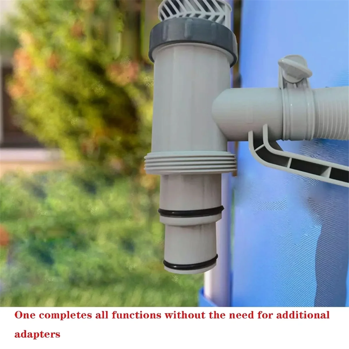 ABJZ 2 قطعة صمام المكبس البديل مع دعامات لملحقات صيانة حمام السباحة الأساسية لحمام السباحة فوق الأرض