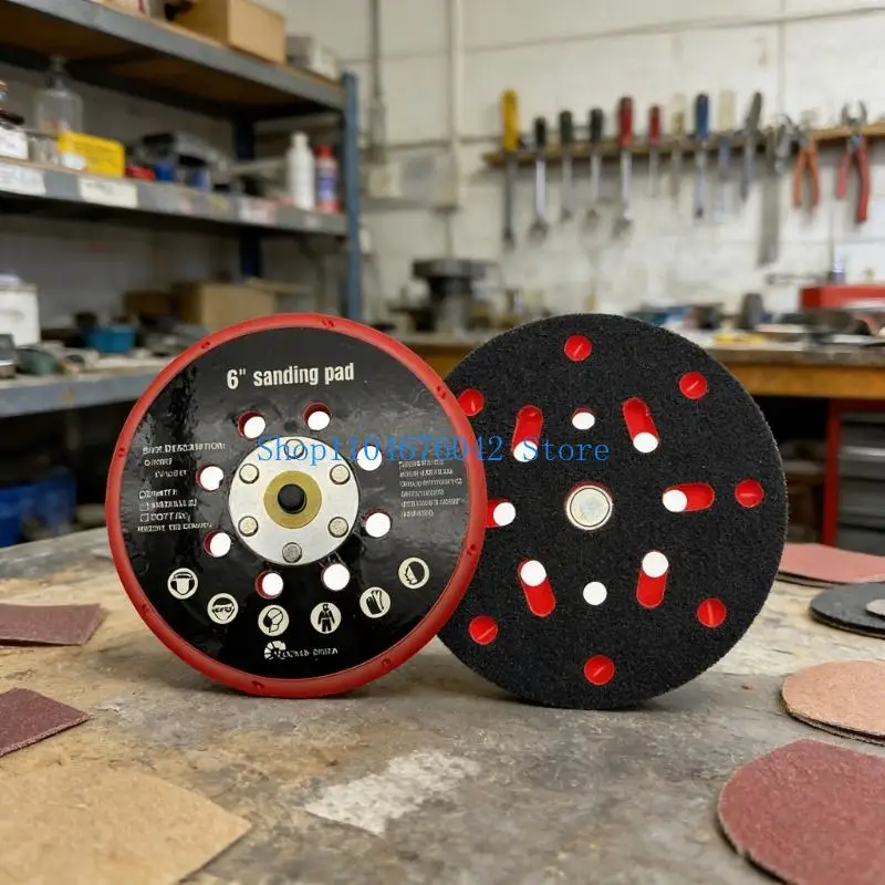 652F Professional 6inch Plastic Sanding Disc Plate For BO6030 BO6040 RO1, ES150, ET2, ETS150 Sanders Most 12000RPM