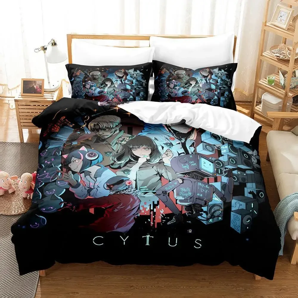 New Cytus II Bedding Set Single Twin Full Queen King Size Bed Set Adult Kid Bedroom Duvet Cover Sets 3D Print Game Bed Sheet Set