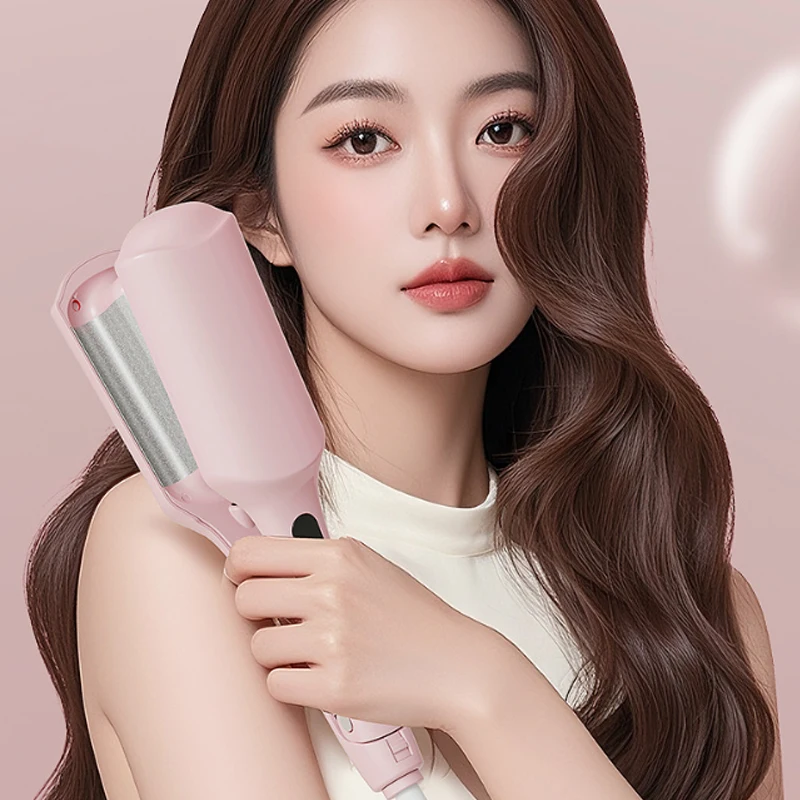 32MM Electric Curling Iron Automatic Negative Ion Curling Tool Long Lasting Styling French Styling Rotating Anti-Flame Design