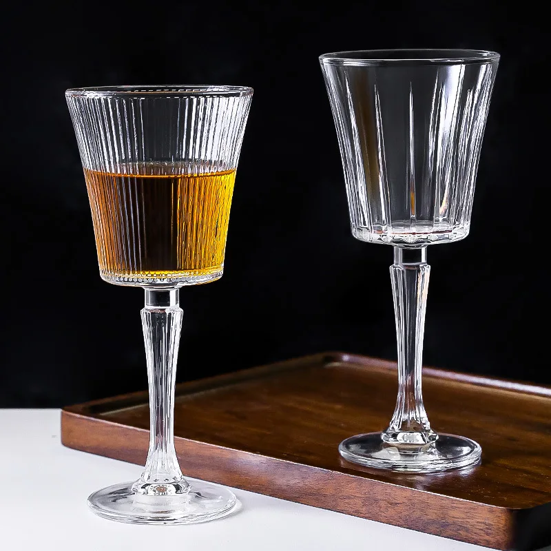Elegant European Highball Glass Wine Champagne Cocktail Juice Cup Stylish Drinkware