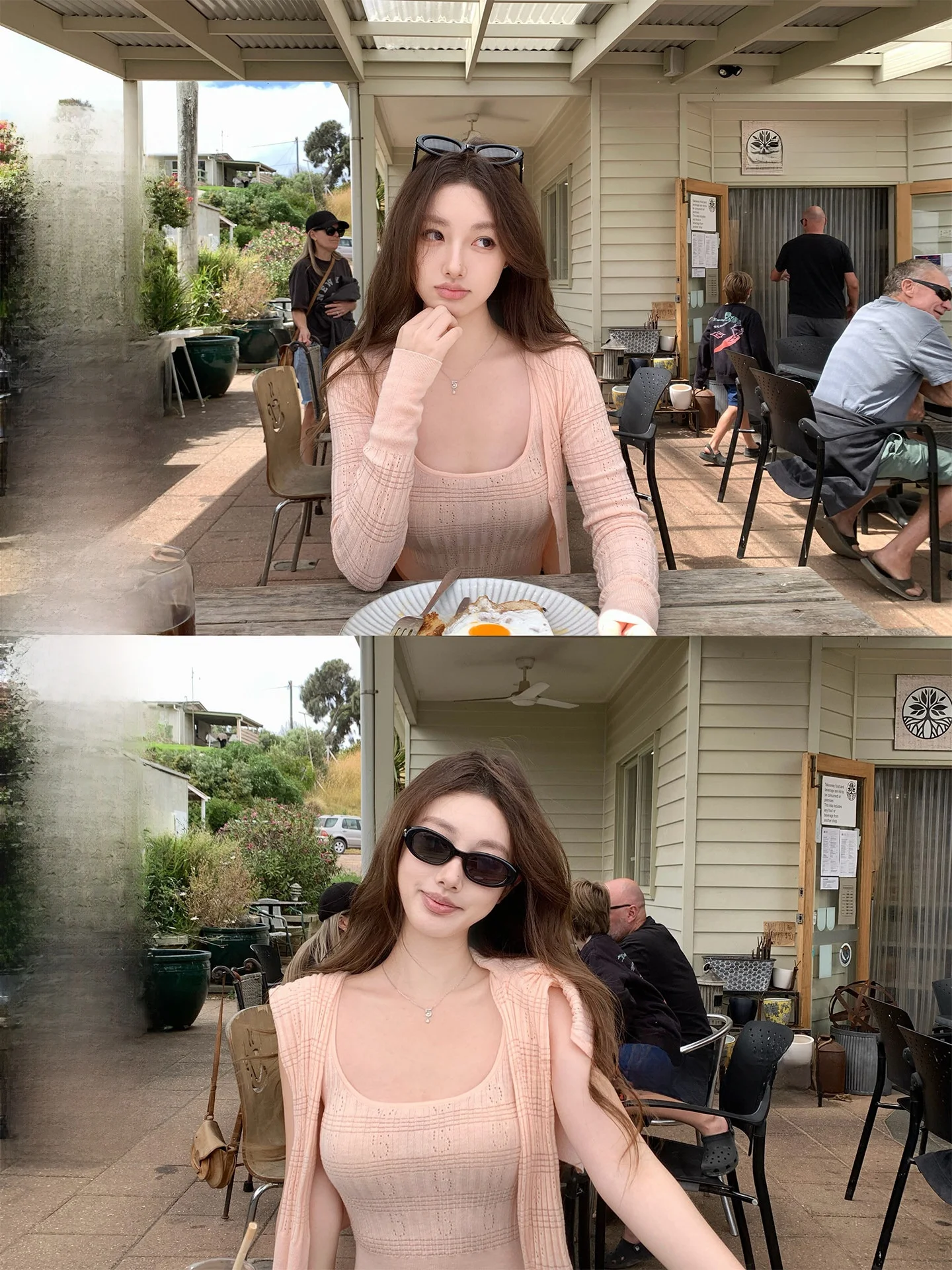 

Comfortable V-Ne Striped Knitted Open Cardigan And Tank Top Set for Women Soft Loose Fit Casual Sle Spring Faion