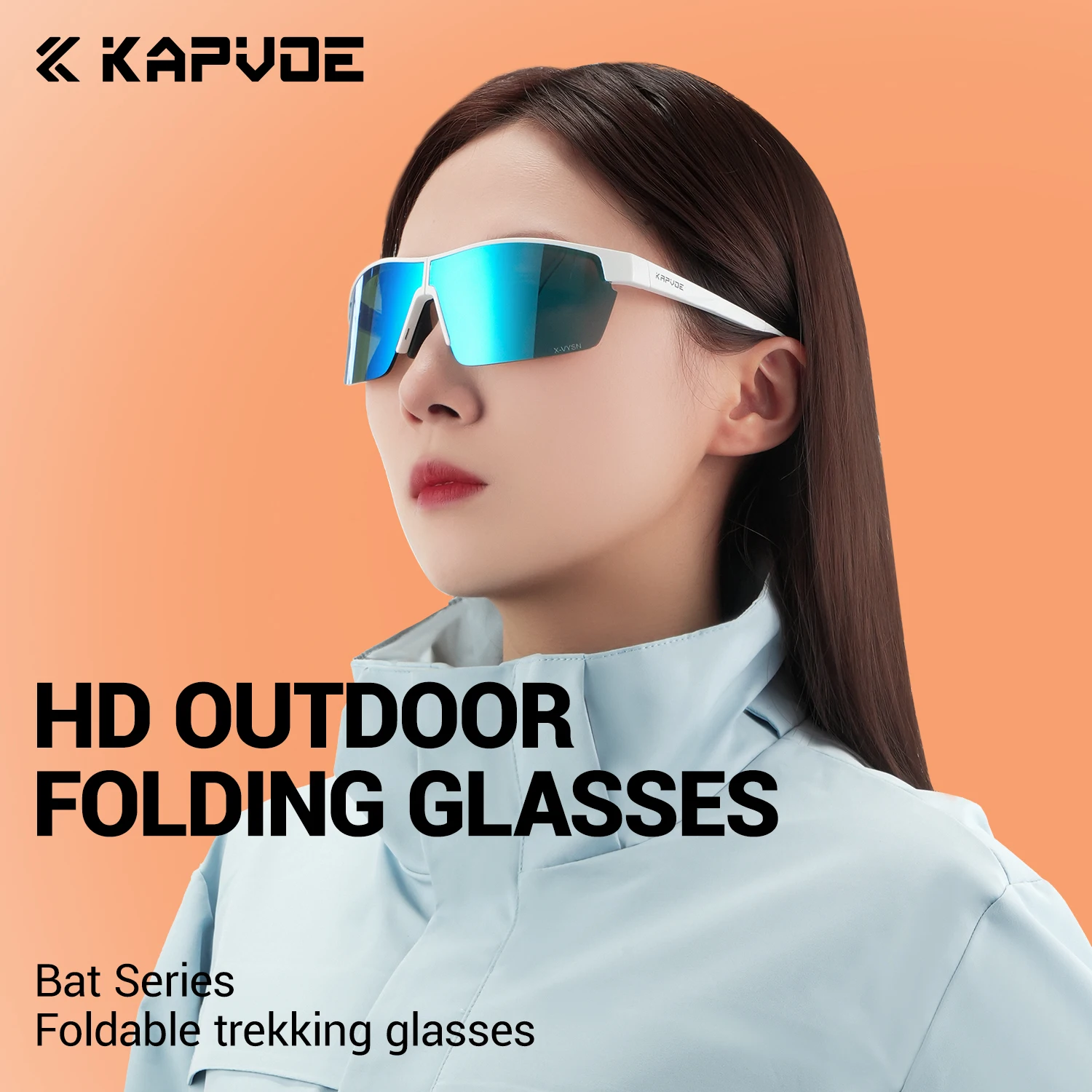 KAPVOE بيع اللونية في الهواء الطلق الطريق دراجة الدراجات نظارات التخييم التنزه النظارات الشمسية الرجال النساء UV400 دراجة هوائية رياضية نظارات