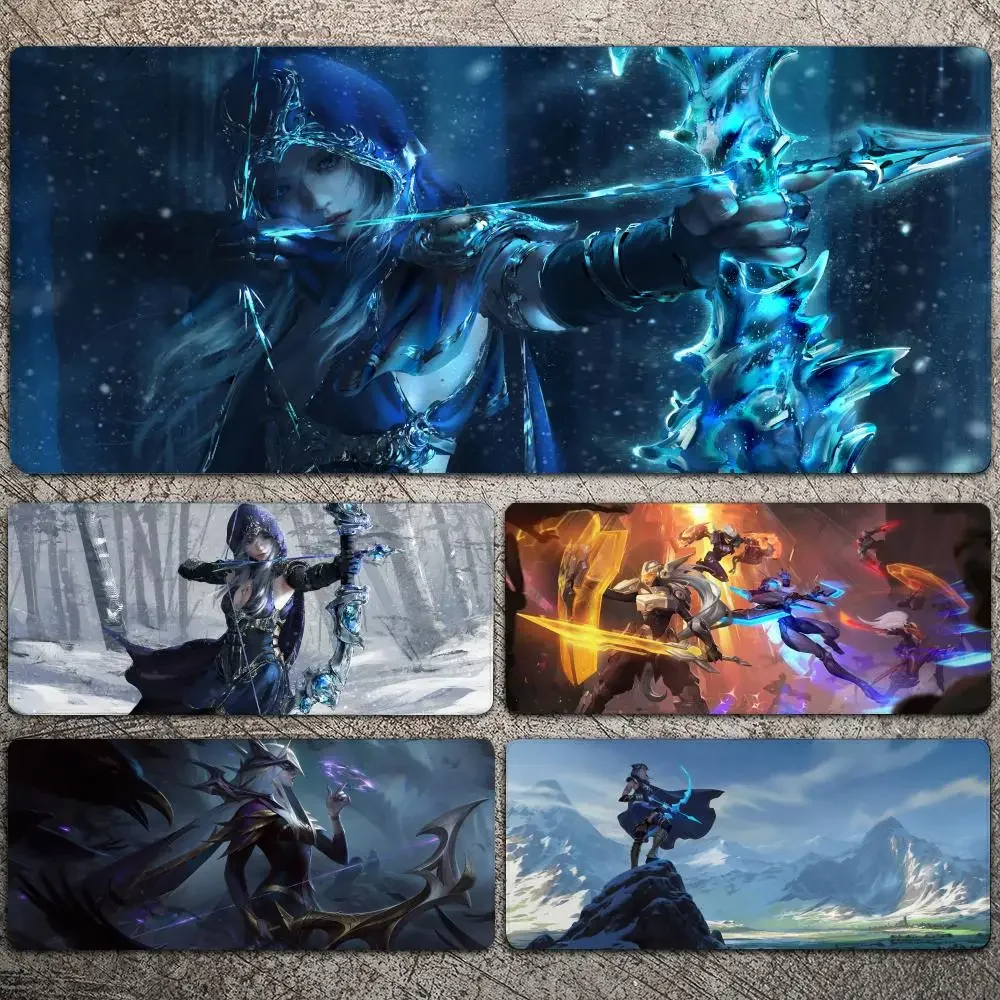 

Ashe League Of Legends Mousepad Large Gaming Mouse Pad LockEdge Thickened Computer Keyboard Table Desk Mat