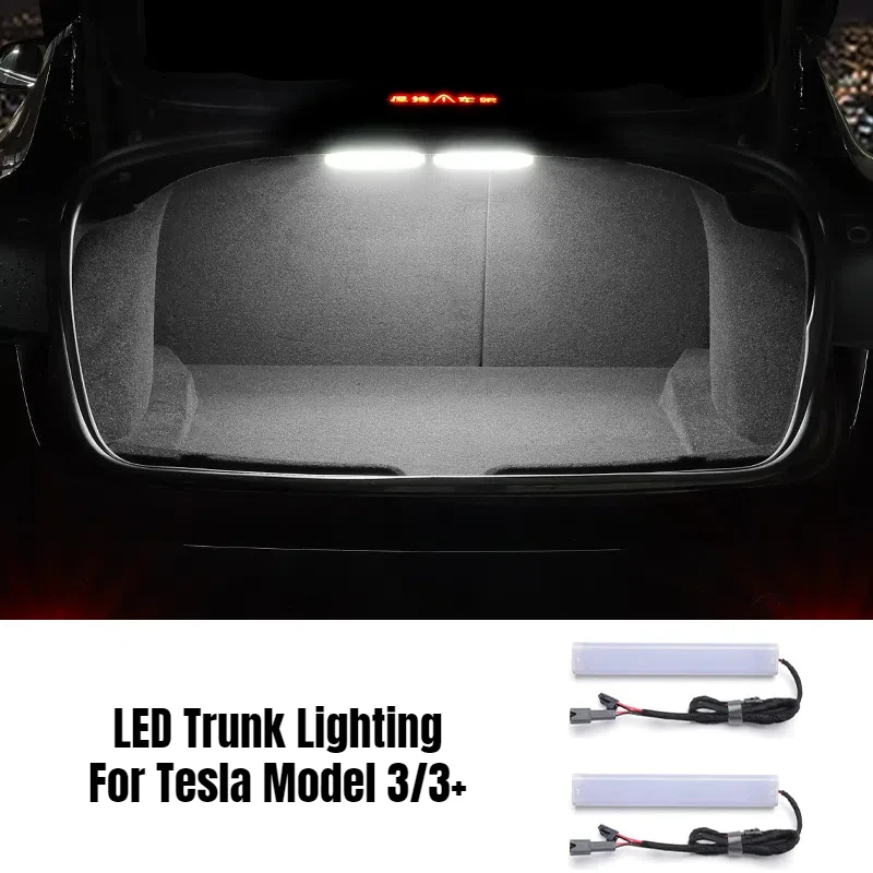 LED Car Trunk Lamps Taillight for Tesla Model 3/3+ Brightening Atmosphere Light Interior Modification Car Lighting Accessories