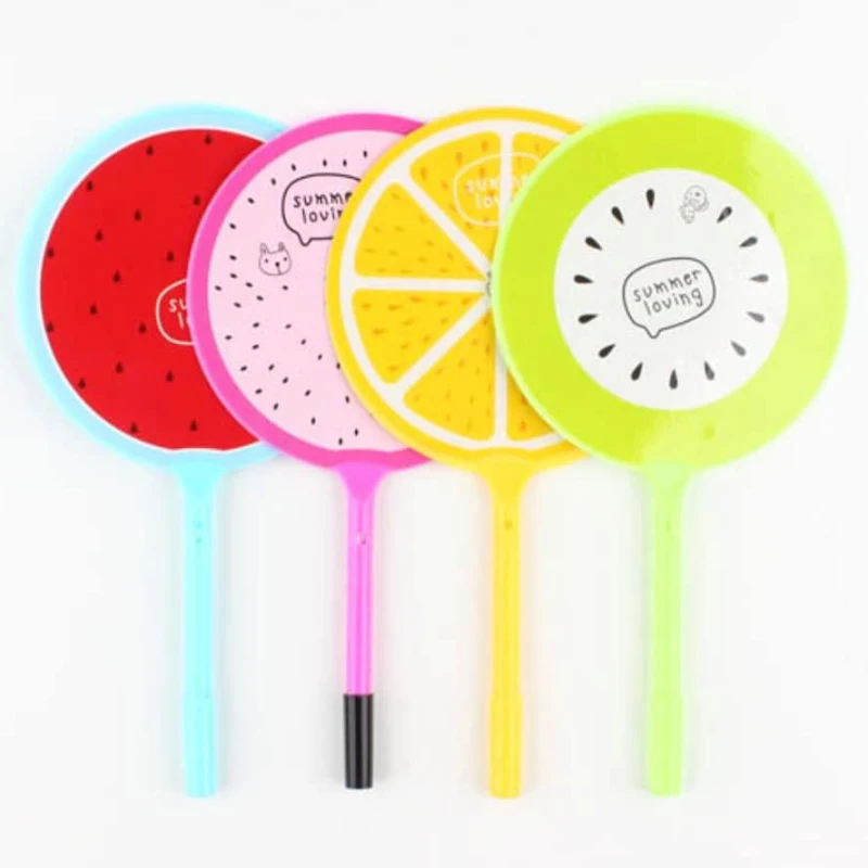 30 Pcs Cartoon Fruit Fan Pen, Pitaya Signature Pens, Watermelon Fan Pen, Summer Pens, Gift For Kids, Student Office Stationery