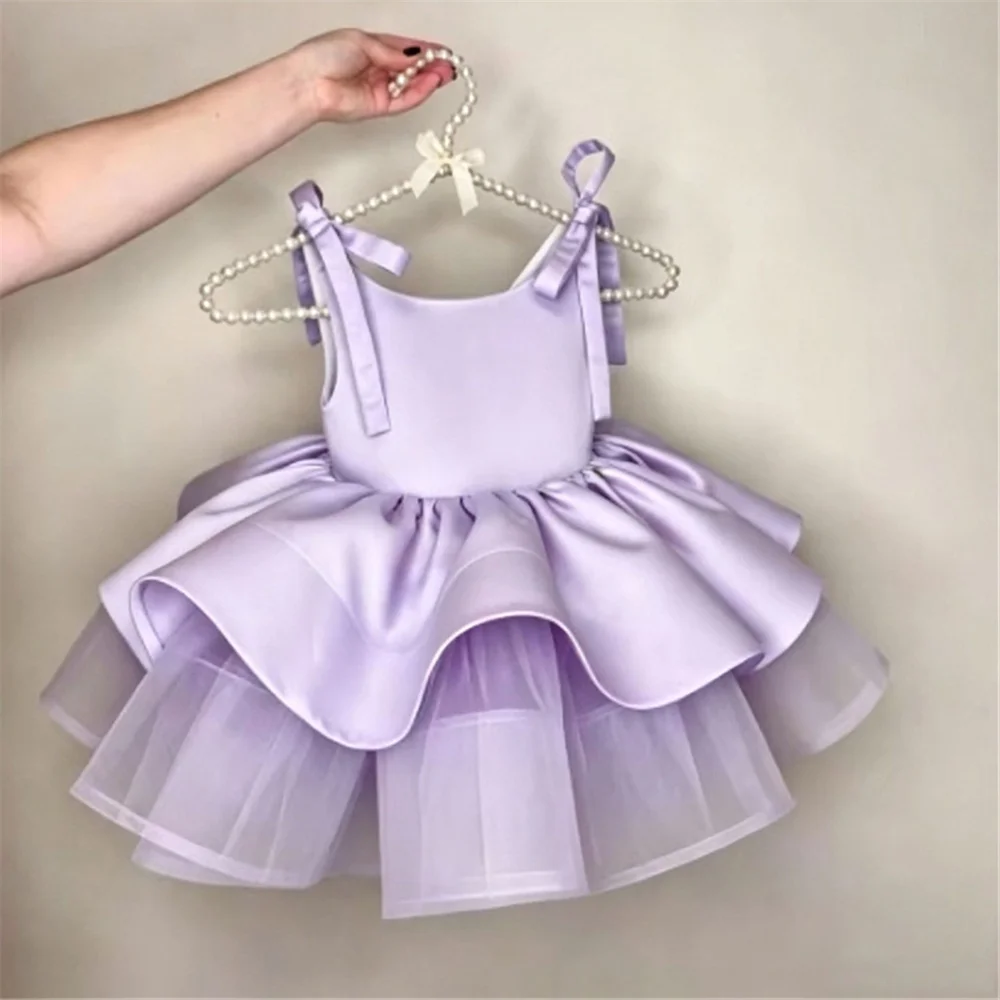 robe-de-princesse-en-tulle-et-satin-avec-nœud-et-fleurs-pour-bebe-et-enfant-robe-de-premiere-communion-robe-de-bal-robe-de-fete-de-mariage-robe-d'anniversaire-robe-de-spectacle