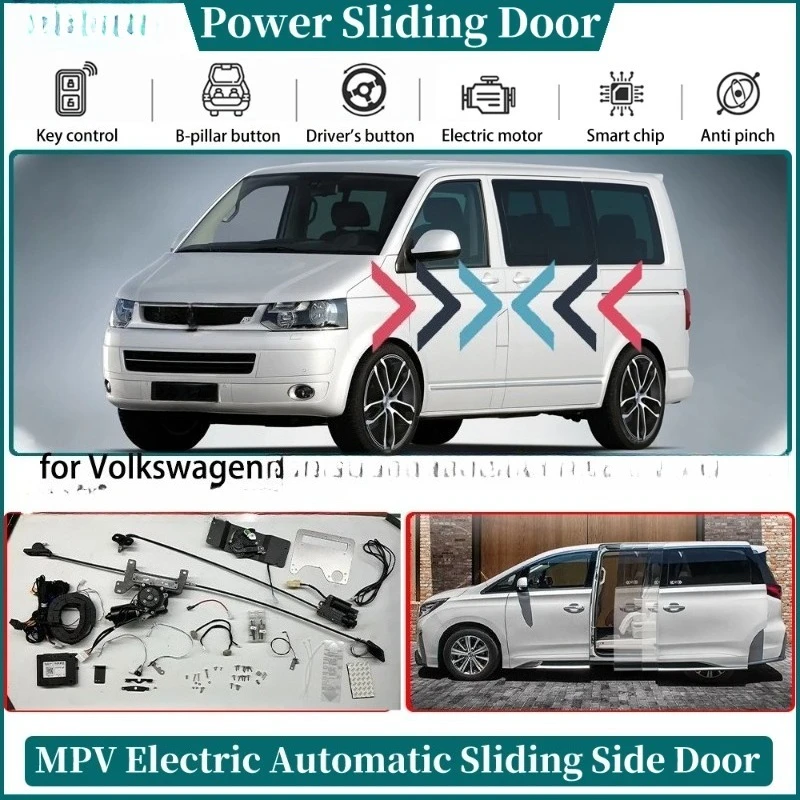 Electric Side Power Sliding Door Control System For Volkswagen Transporter T5 T5.1 Caravelle Multivan California