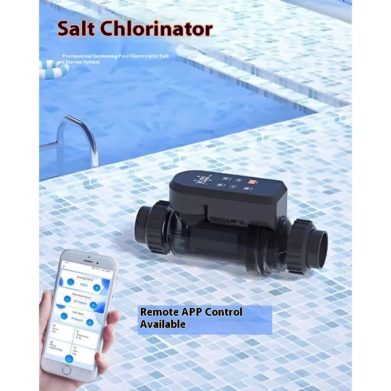 Large Capacity Salt Chlorine Generator for Pool - Remote Control Sodium Hypochlorite System
