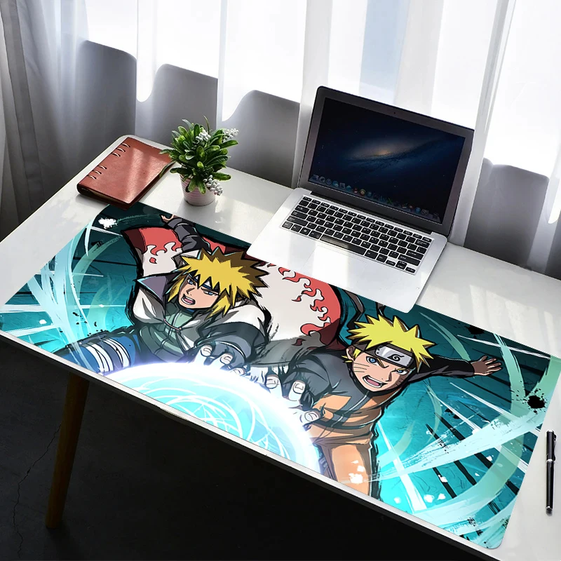 

Mouse Pad Laptop Rubber Extended Desktop Mat Computer Gamer Naruto Minato Namikaze Mousepad PC Gaming Accessories Keyboard Pad