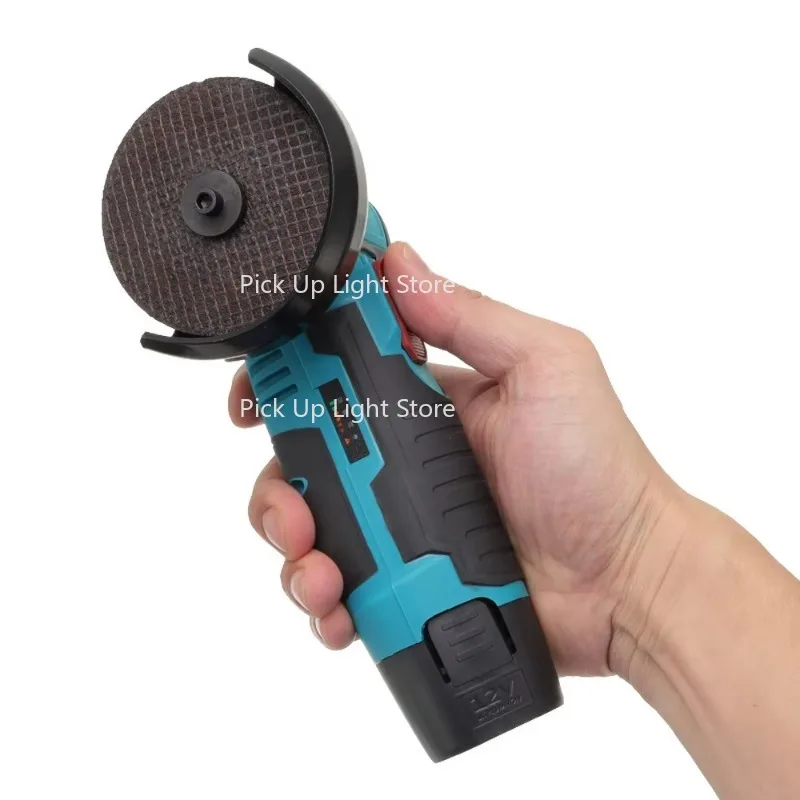 

12V Portable Lithium Brushless Small Angle Grinder Home DIY Mini Polishing Machine Rechargeable Cordless Electric Angle Grinder