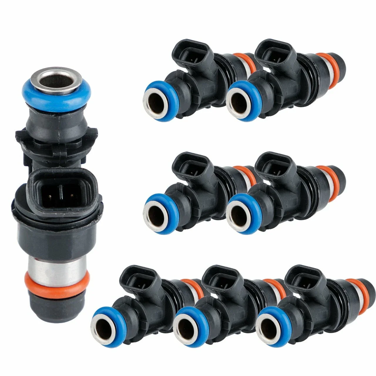 8x Upgrade Fuel Injectors For 99-07 GM Chevy Silverado GMC 4.85.36.0L 25317628