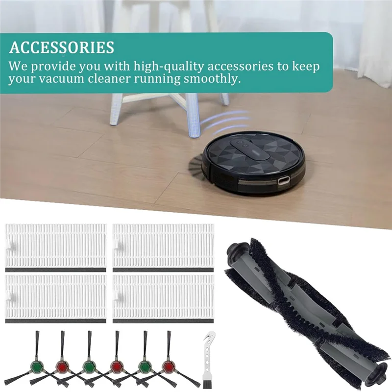 

【Hot Selling】For Airrobo P20 Robot Vacuum Cleaner Main Side Brush Hepa Filter Replacement Parts Accessories
