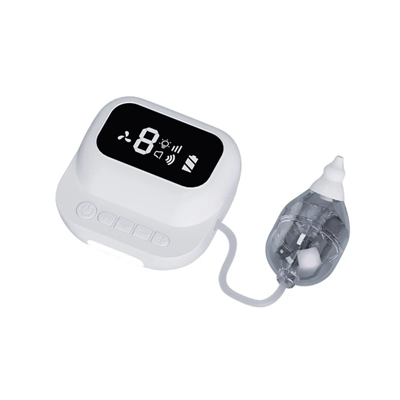 A30F-Gentle Suction Rechargeable Baby Nasal Aspirator, Electric Device For Newborns To Toddler, White