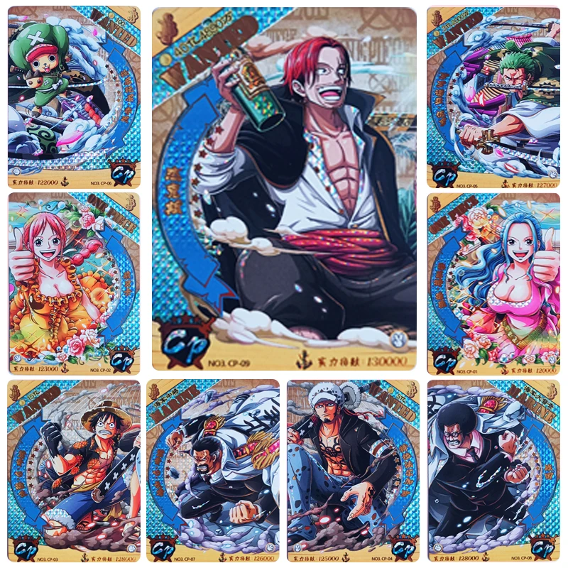 ONE PIECE SSR SR UR CP series Collection card Sanji Nefertari D. Vivi Anime characters flash card Cartoon toys Christmas gift