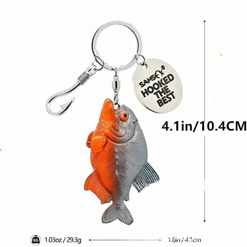 Simulation Fish Keychain, Marine Animal Pendant Gift