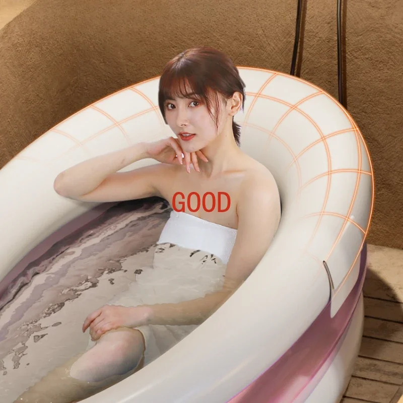 Foldable Adult Bath Home Spa Cubeteras Collapsible Bucket Body Wash Tub Water Large Container Tina Plegable Fomentation Machine