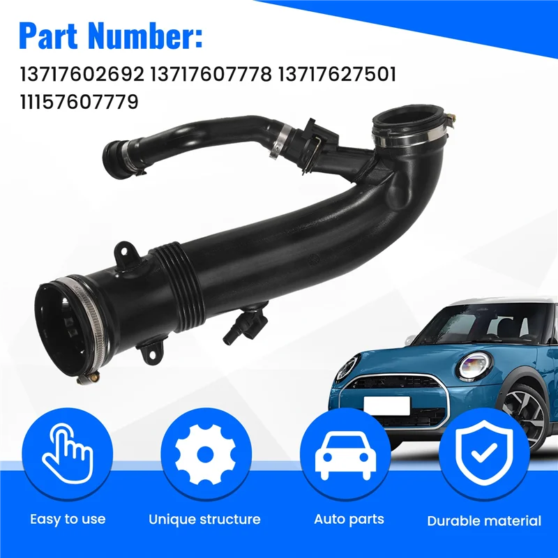 AY03-Car Turbo Tubo di Aspirazione Caricato Tubo di Aspirazione Aria Turbo Tubo Per-BMW Mini Cooper R55 R57 R59 R60 LCI 13717607778 13717627501