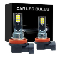 2Pcs H8 H9 H11 LED Car Fog Light Bulbs DRL Motorcycle Headlight Lamp Auto Driving Headlamp 3000K 6000K 12000K 12V 24V 80W