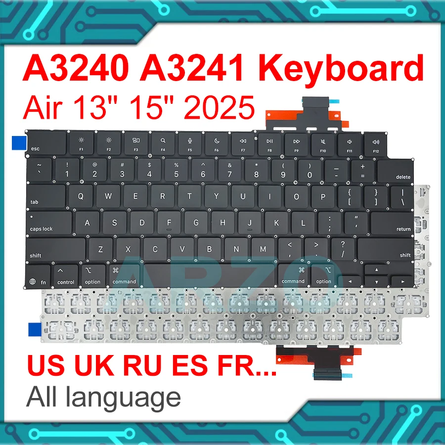 New 2025 M4 A3240 A3241 Keyboard For MacBook Air 13