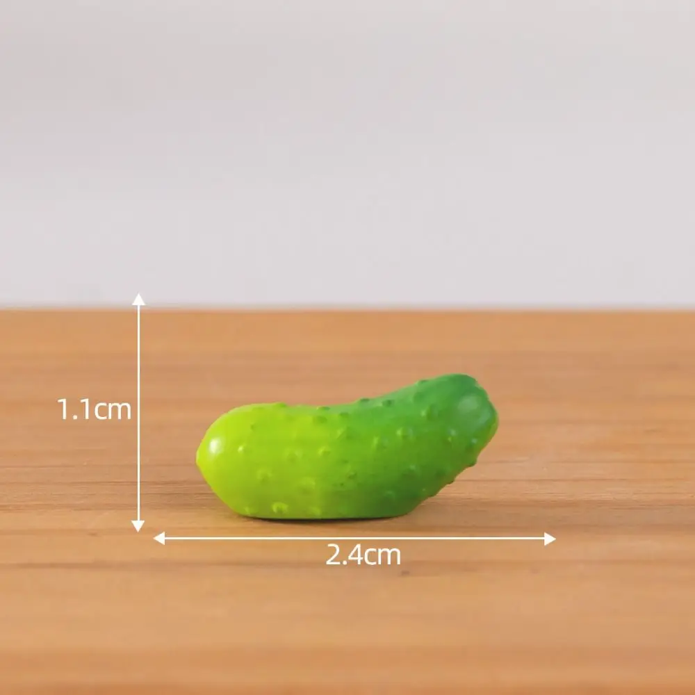 Cute Vegetable Figurines Miniatures Mini Resin Crafts Simulation Vegetable Basket DIY Realistic Vegetable Model Wedding Party