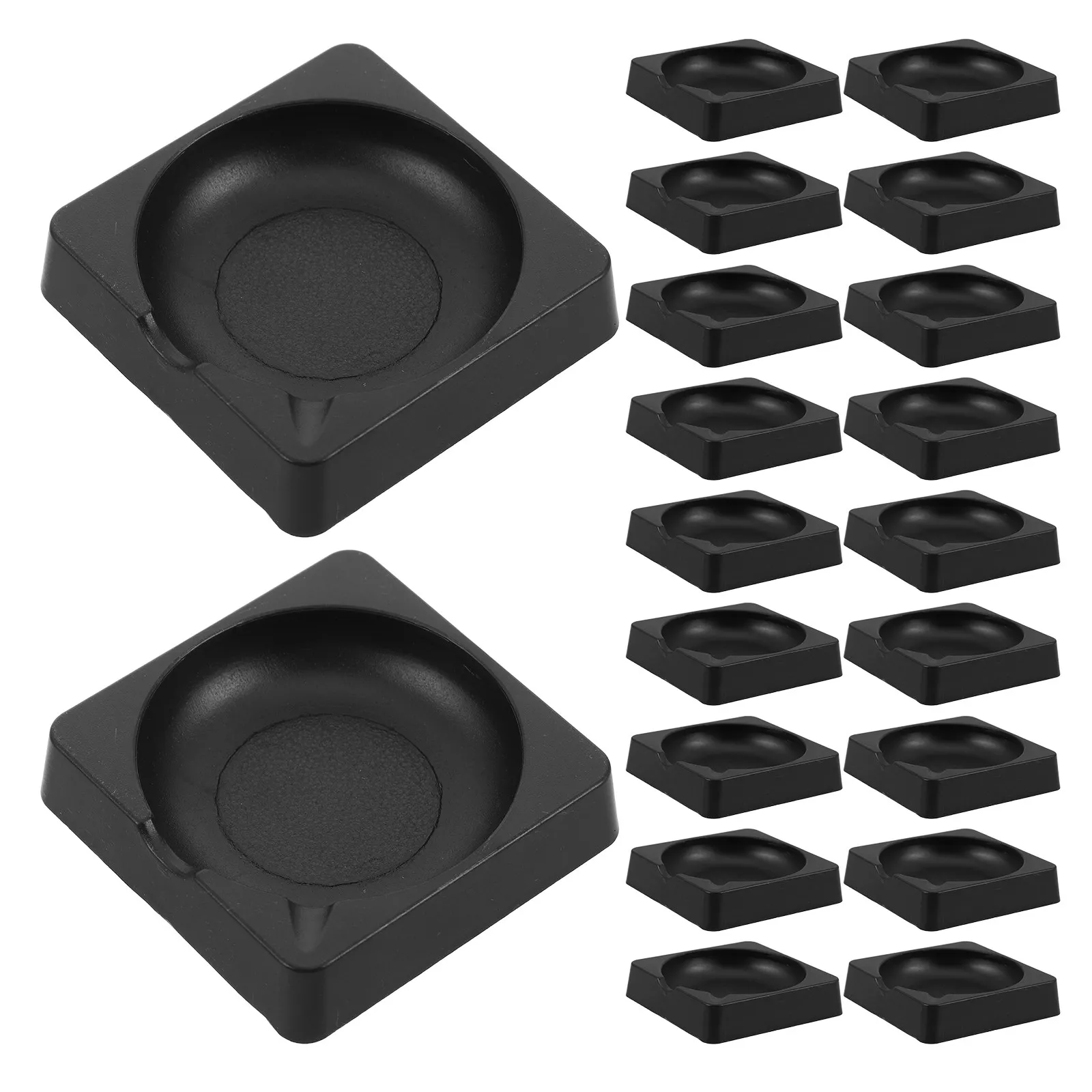 20Pcs Portable Inkstones Compact Chinese Calligraphy Inkstone with Brush Rest Travel Calligraphy Practice Tool Anti-Spill Ink
