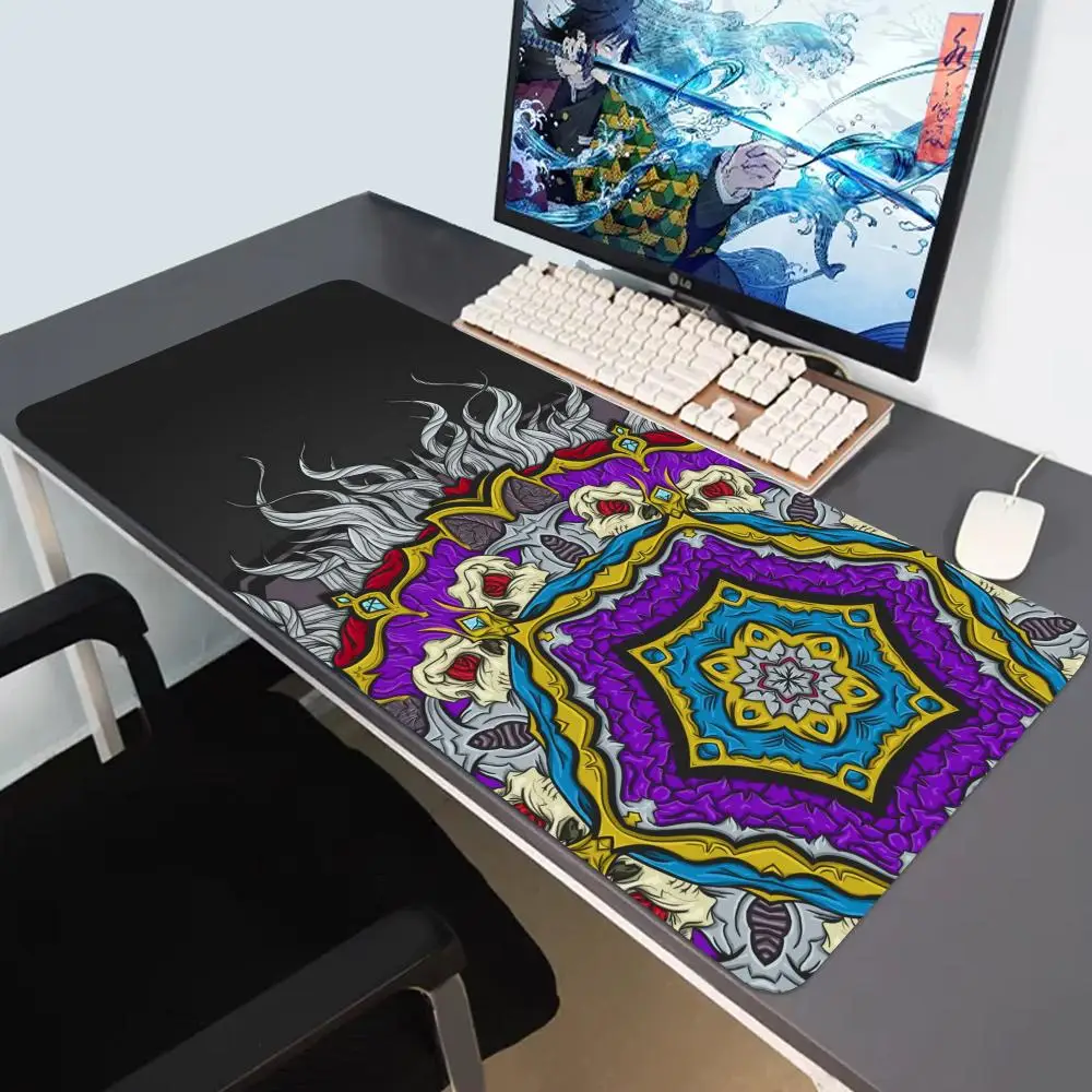 Mandala Chakra Yog Mouse Pad XXL Gaming Accessories Office Gamer Keyboard Desk Mat Non-Slip Laptop Large Rubber Custom Mousepad